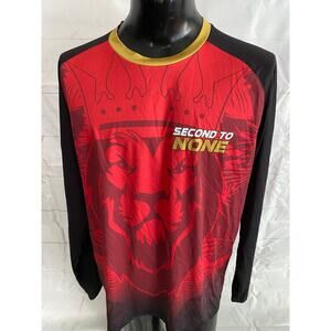 NEARFALL Wrestling Shirt/Jersey Men’s Large “Second To None” W/ Lion Head